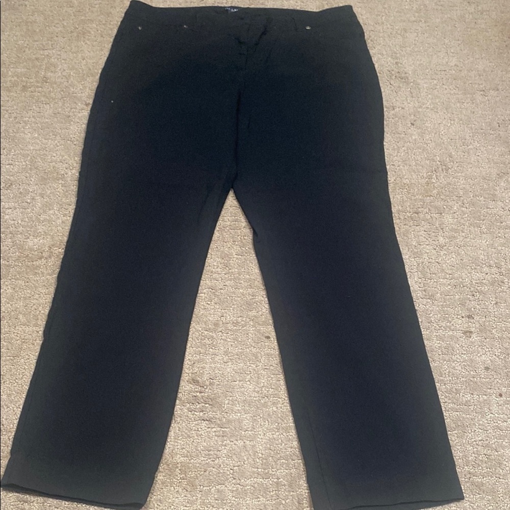 Zac & Rachel Size 16 Black Trousers Server Dress Pants Restaurant